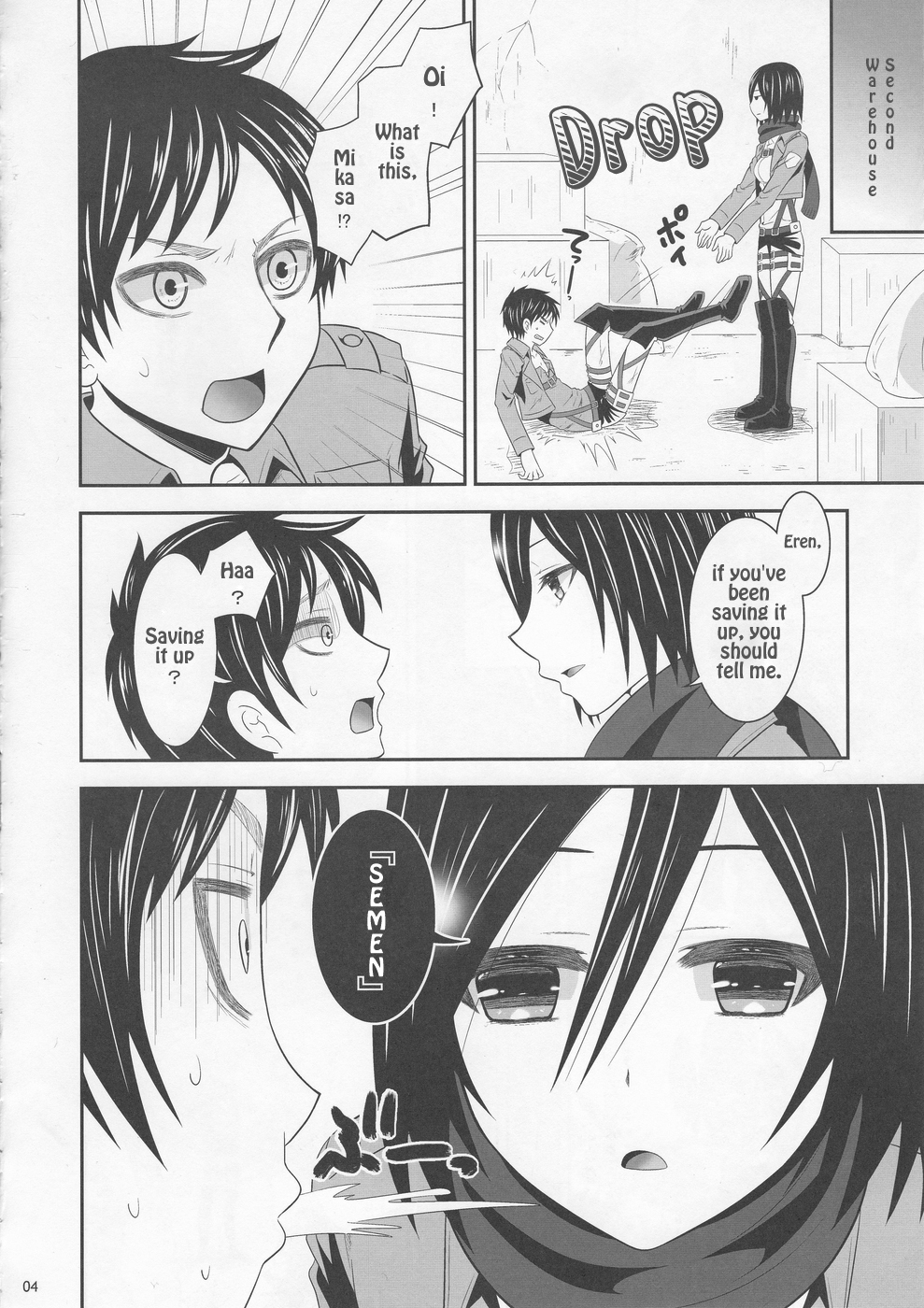 Hentai Manga Comic-Shingeki no Mikasa-Read-4